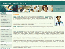 Tablet Screenshot of health-tourism-india.com